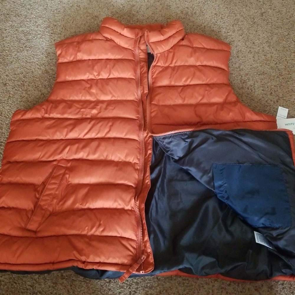 Old Navy Burnt orange puffer vest